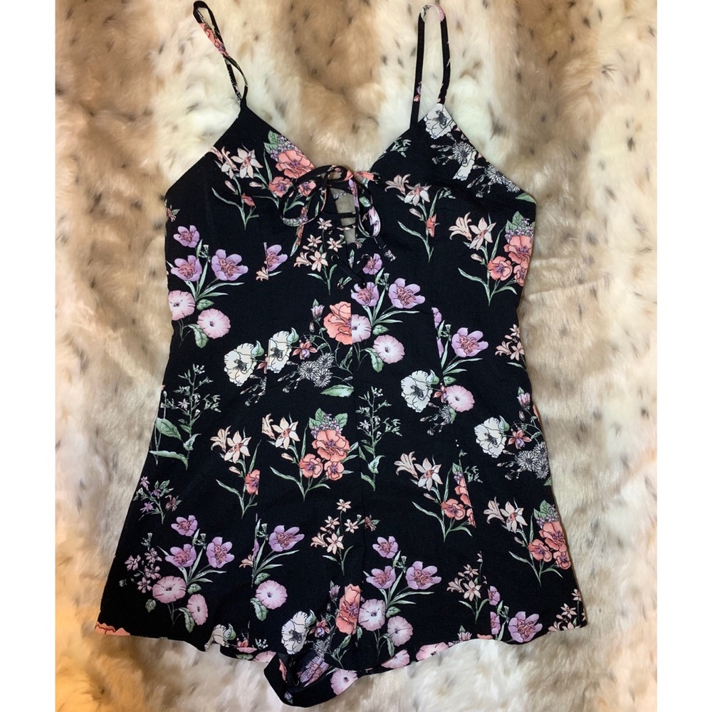 (Forever 21) floral romper